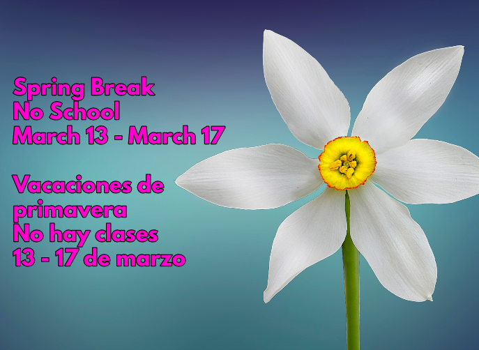  Spring Break Mar 13- Mar17